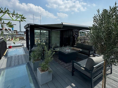 Tenby Mansions roof terrace extension